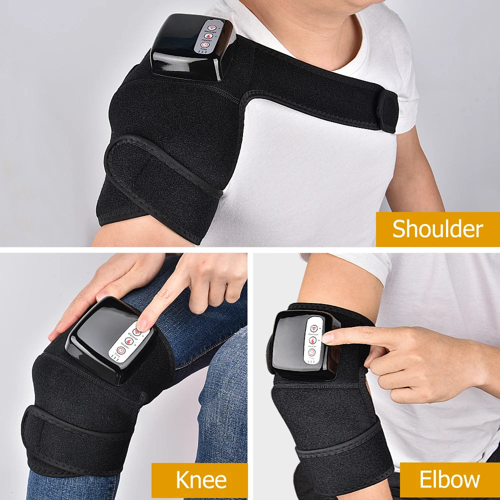 Masajeador de Rodilla con Calor e Infrarrojo Lejano, Soporte Articular