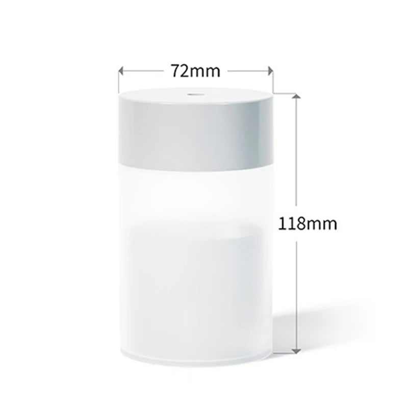 Mini Humidificador Ultrasónico 260ml con Luz LED