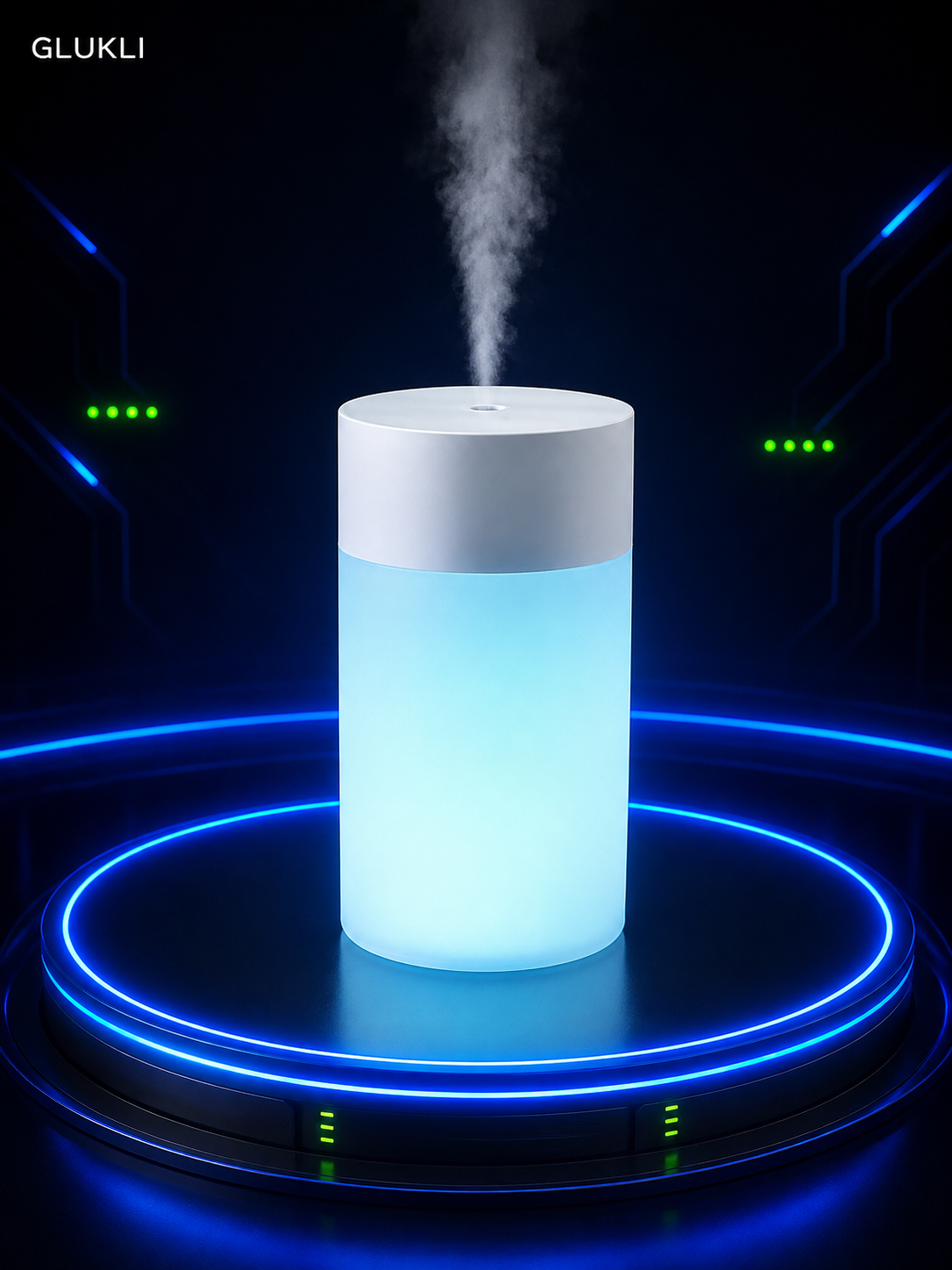 Mini Humidificador Ultrasónico 260ml con Luz LED