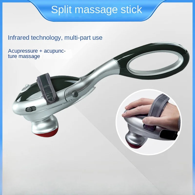 Masajeador de Percusión Multifuncional para Todo el Cuerpo, Velocidad Variable con Calor