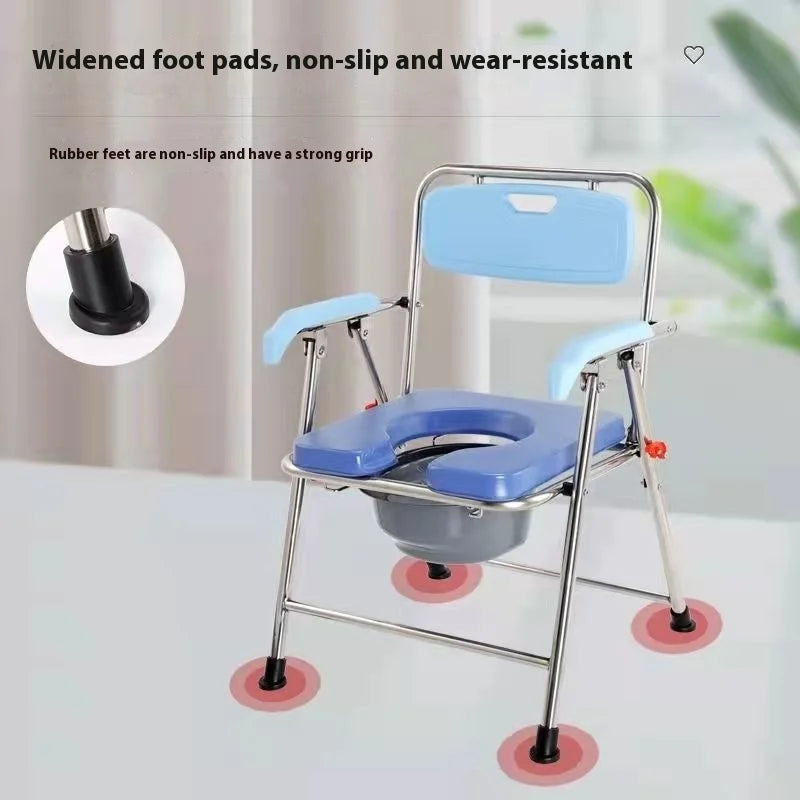 Raised Toilet Seat with Arms  Height Adjustable Reinforced and Anti-Skid Design Commode Chair and Safety Frame for Most Toilets