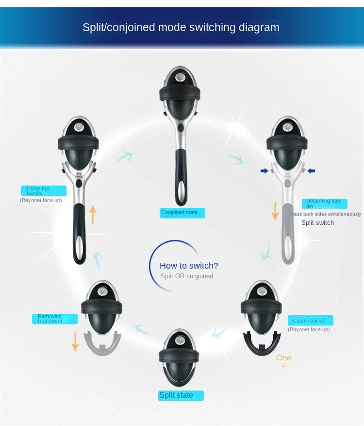 Masajeador de Percusión Multifuncional para Todo el Cuerpo, Velocidad Variable con Calor