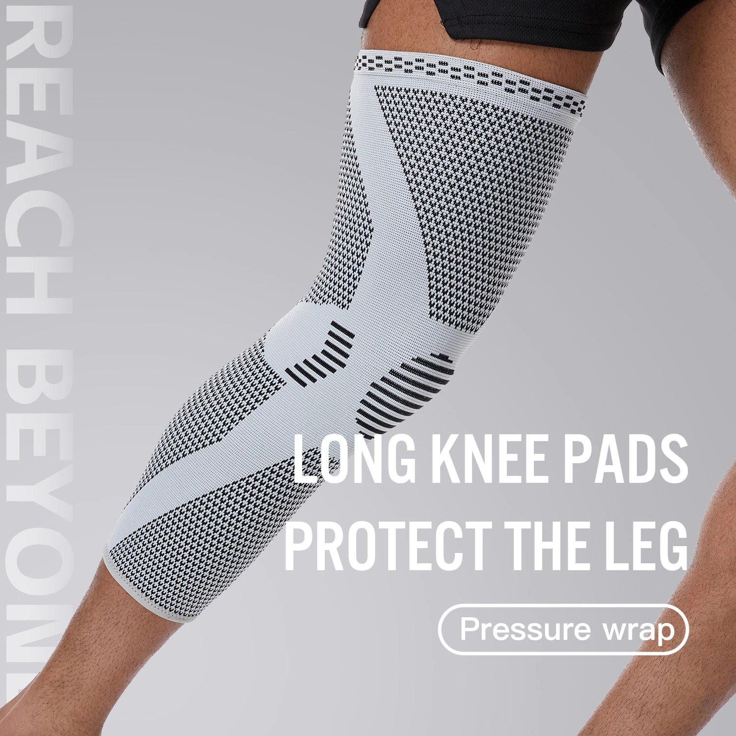 Rodillera de Compresión para Dolor de Rodilla, Meniscos y Artritis (Talla Gris)