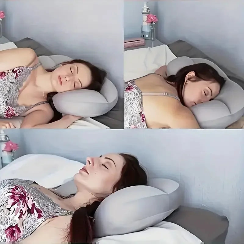Almohada Cervical de Espuma Transpirable 3D, Soporte Completo para Sueño Profundo