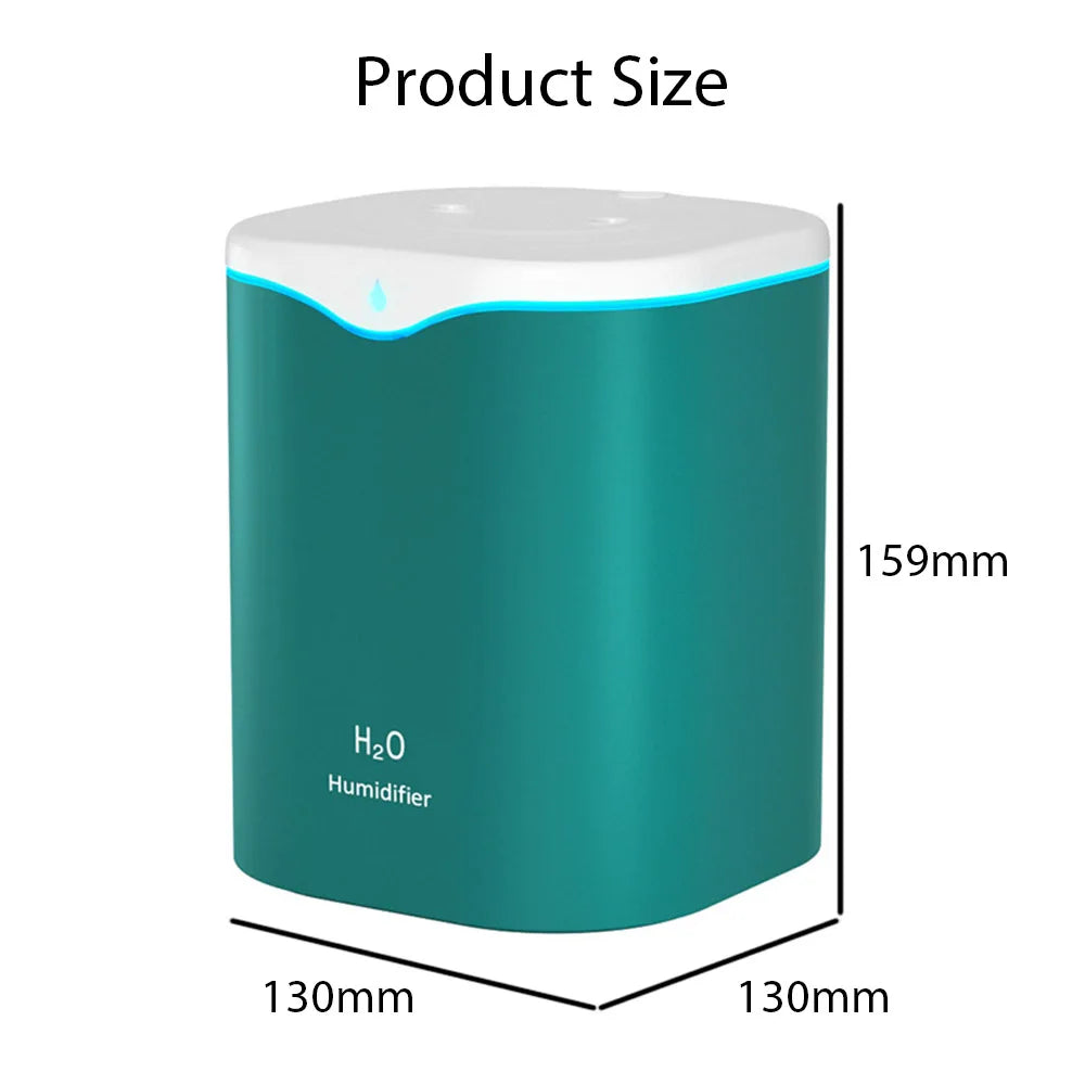 Humidificador de Doble Boquilla 2L de Gran Capacidad
