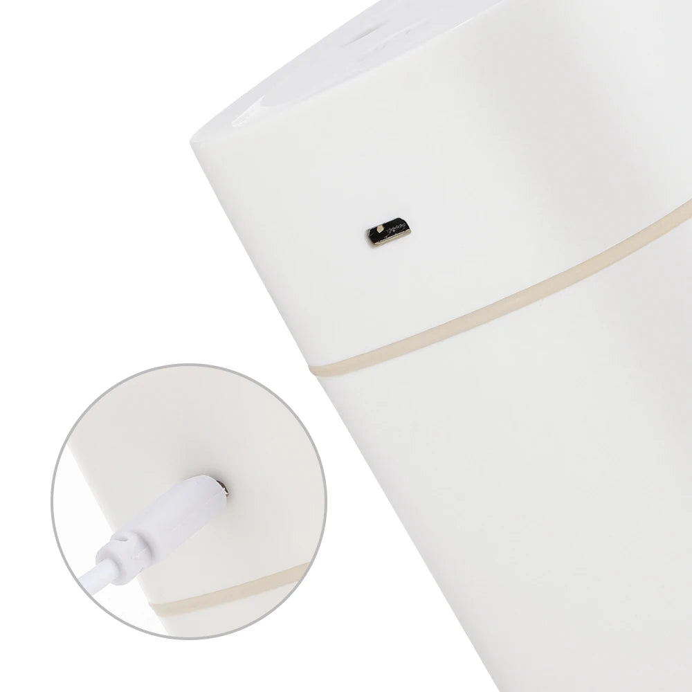 Humidificador 600ml con Doble Boquilla y Luces de Colores