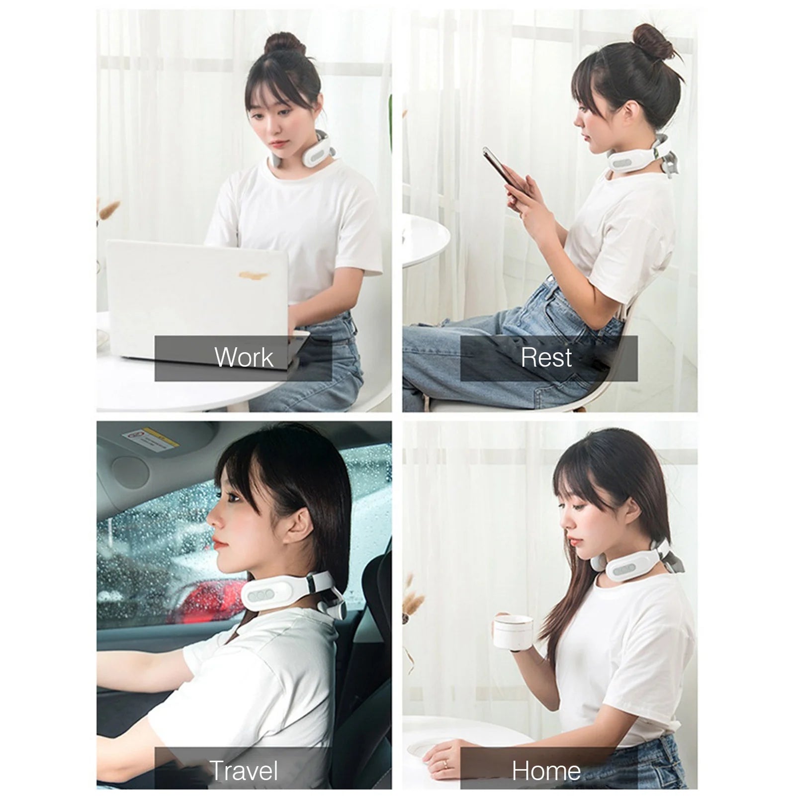 Neck Massage Machine 4 Head And Neck Protection Heating Machines