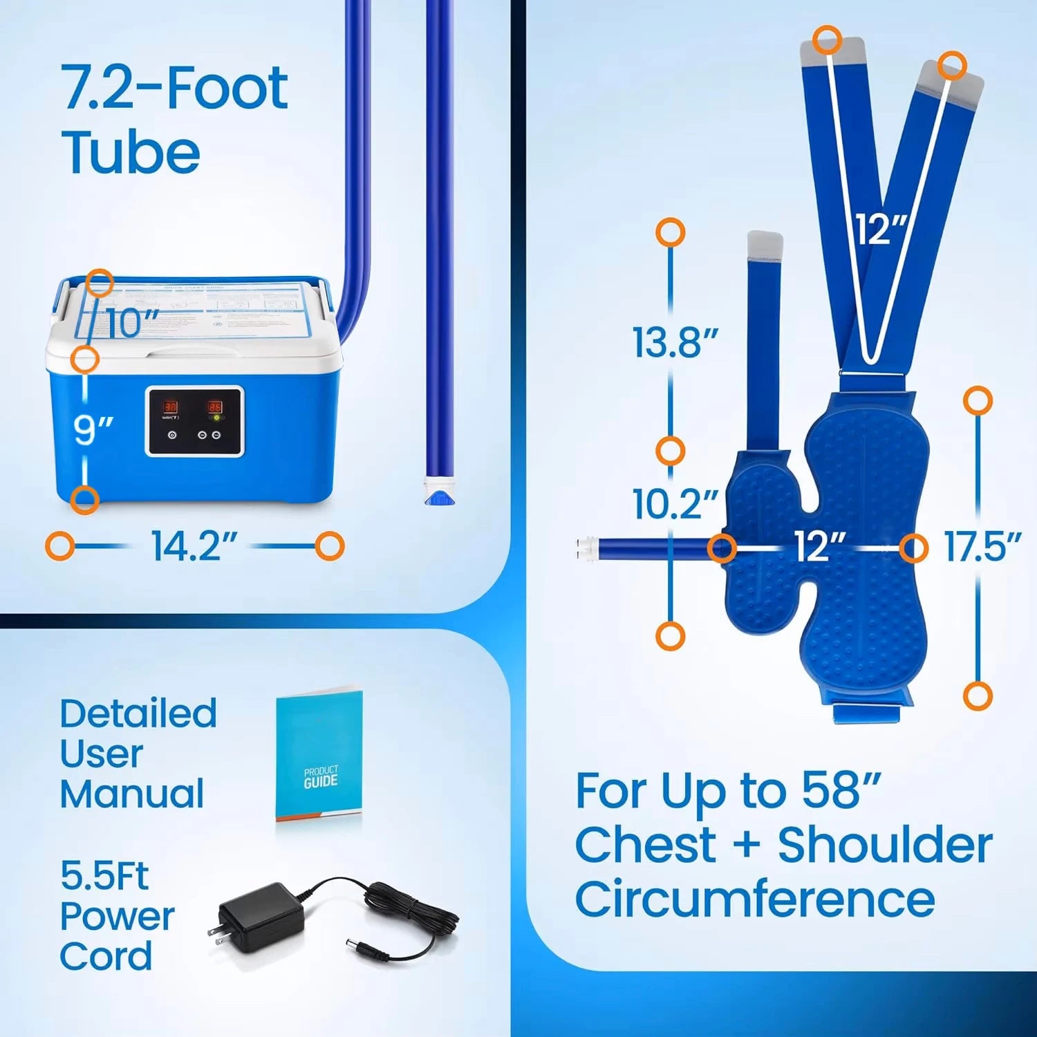 Máquina de Terapia de Frío con Temporizador Digital y Flujo Ajustable