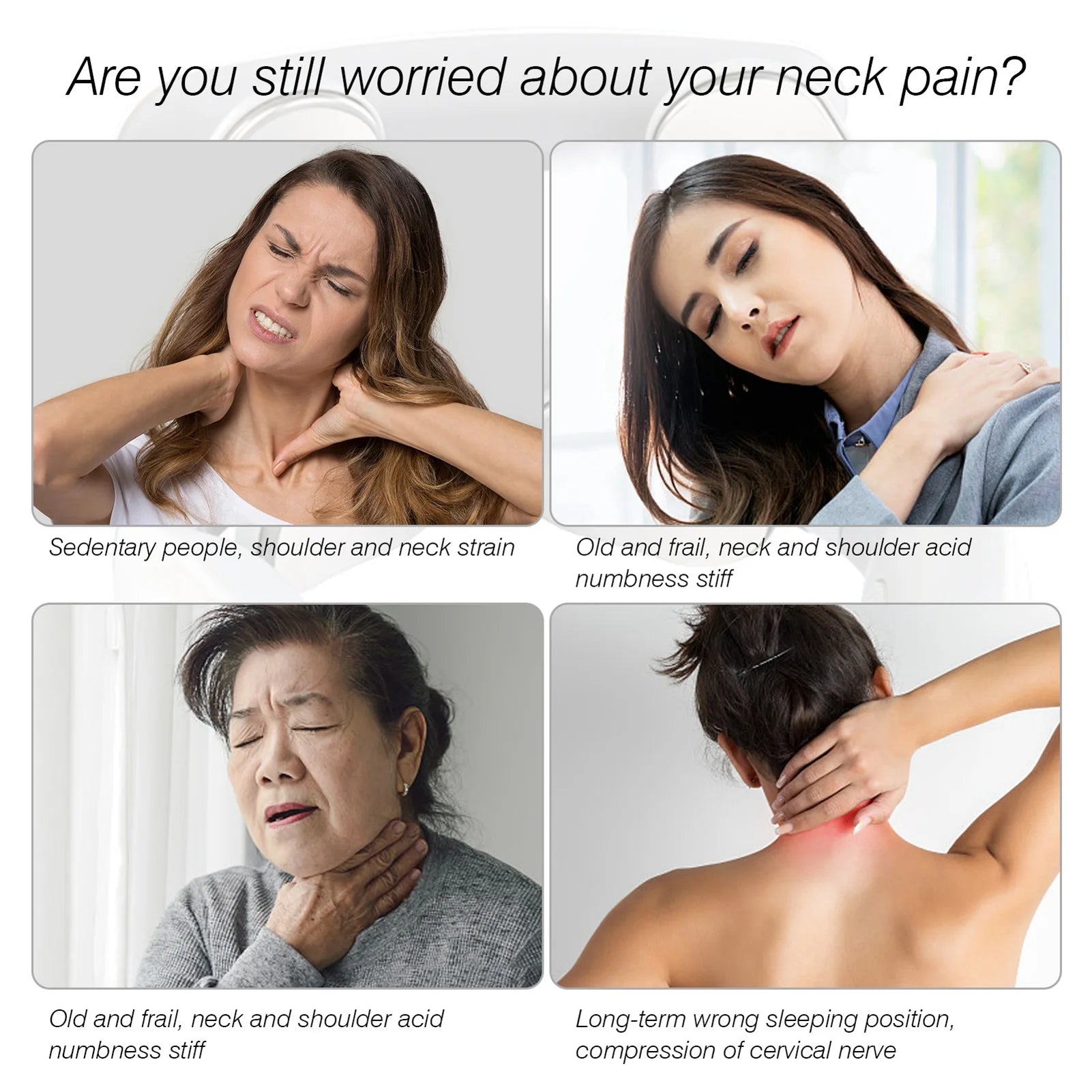 Neck Massage Machine 4 Head And Neck Protection Heating Machines