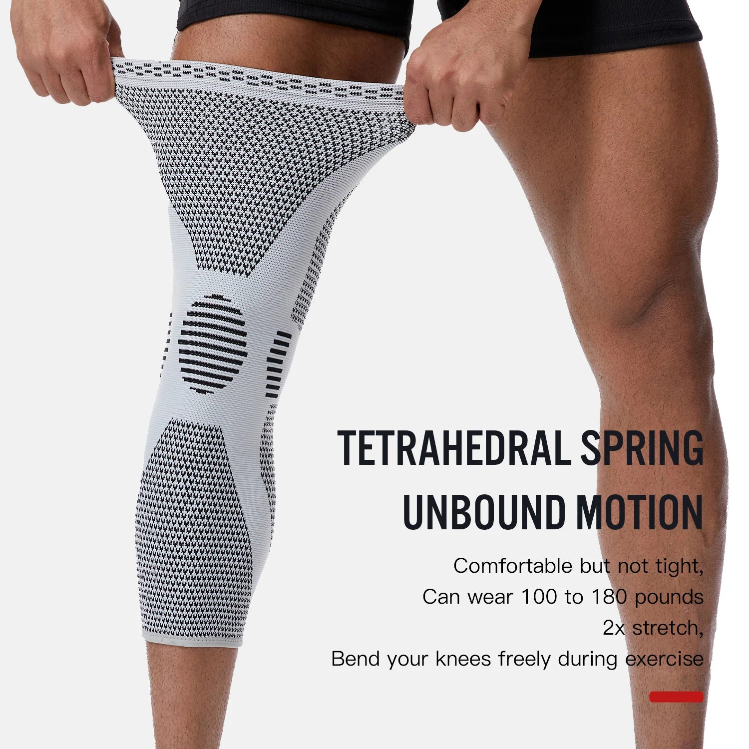 Rodillera de Compresión para Dolor de Rodilla, Meniscos y Artritis (Talla Gris)