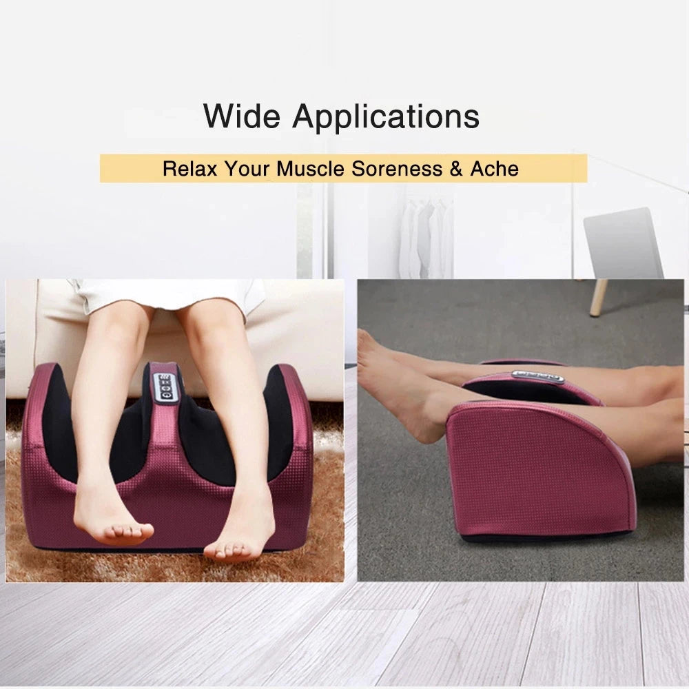 Masajeador de Pies Eléctrico Shiatsu con Calor, Alivio para Pantorrillas