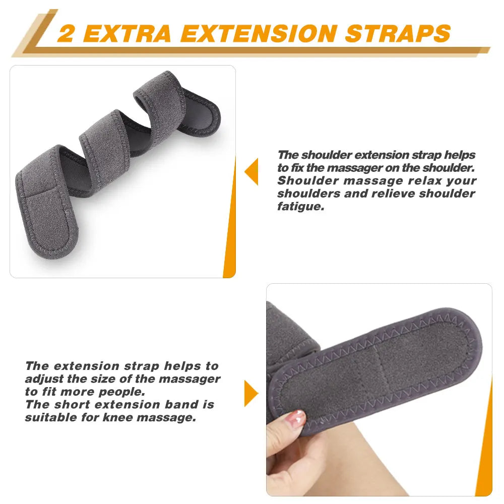 Masajeador de Rodilla con Calor e Infrarrojo Lejano, Soporte Articular