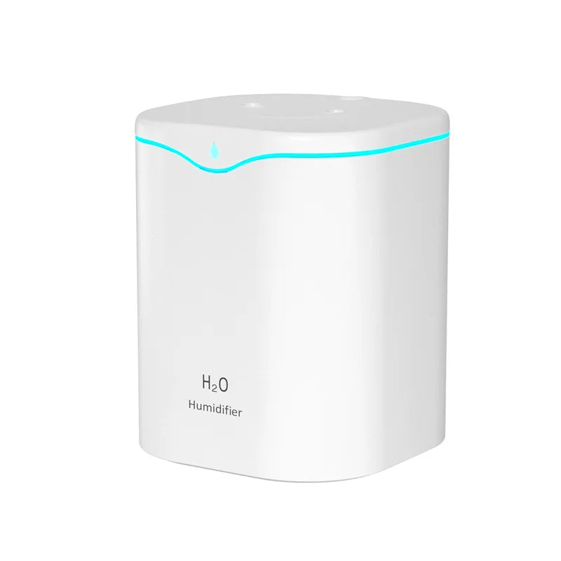 Humidificador USB 2000ml de Gran Capacidad con Doble Boquilla