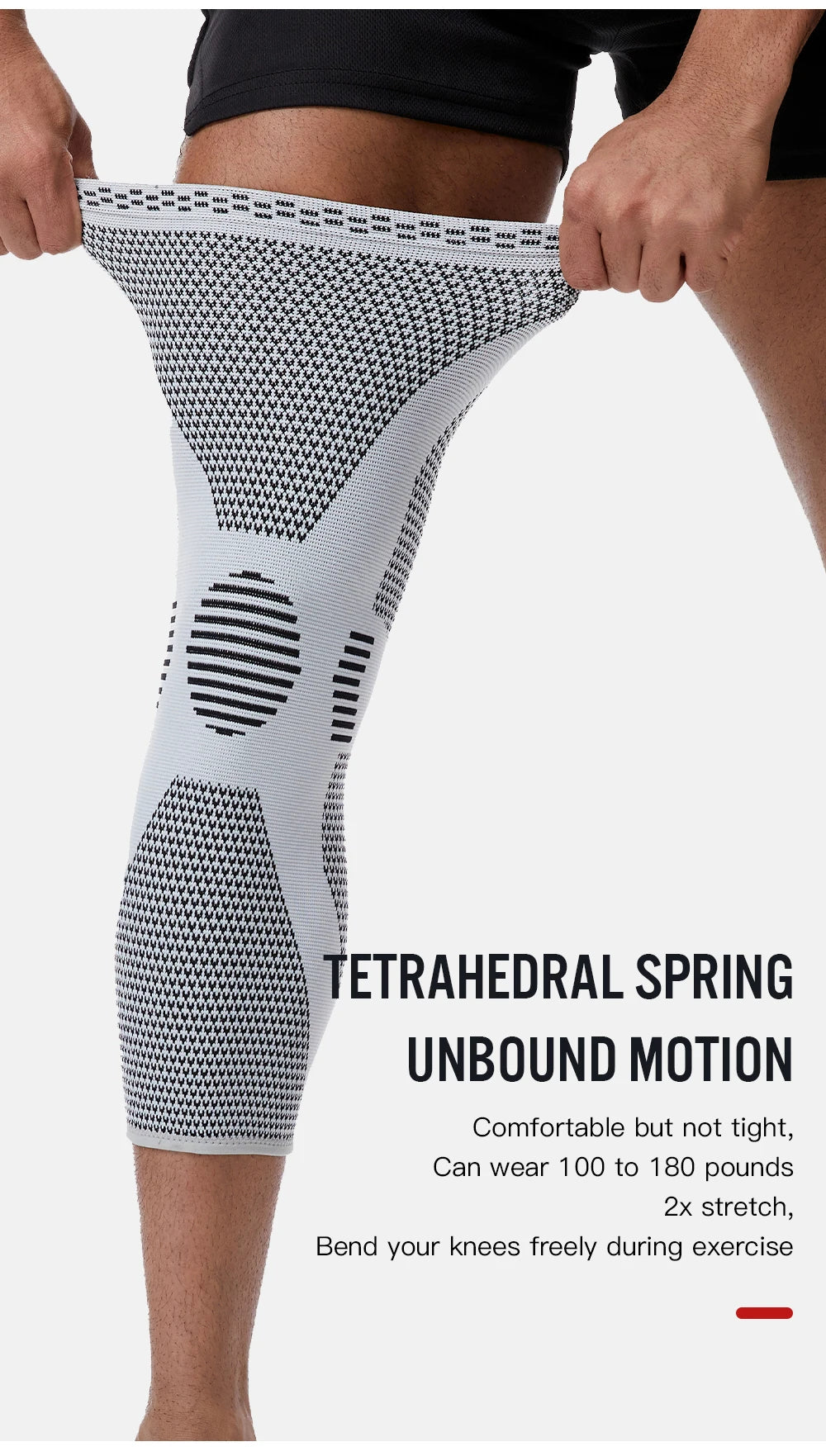 Rodillera de Compresión para Dolor de Rodilla, Meniscos y Artritis (Talla Gris)