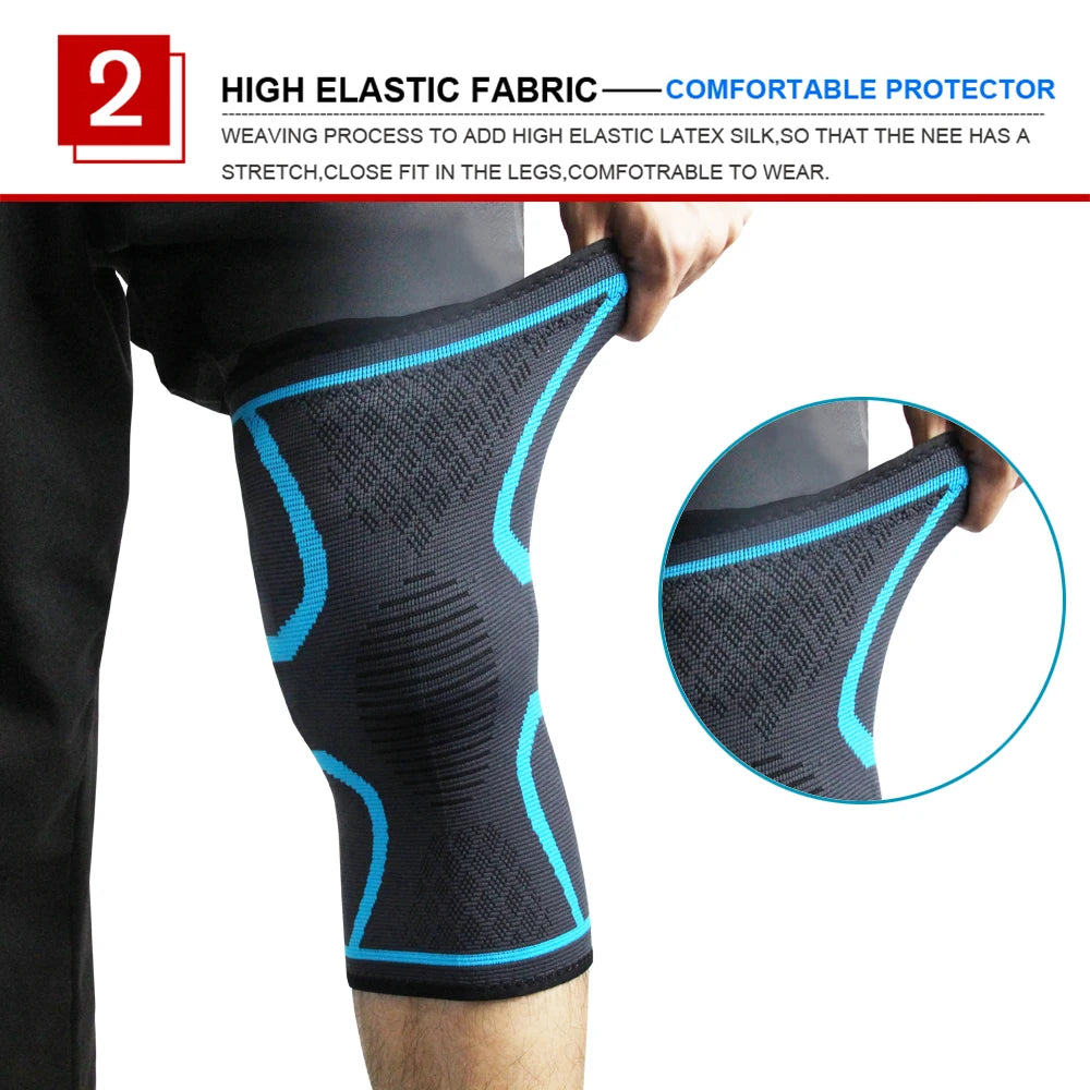 Rodillera de Compresión para Dolor de Rodilla, Meniscos y Artritis (Plegable)