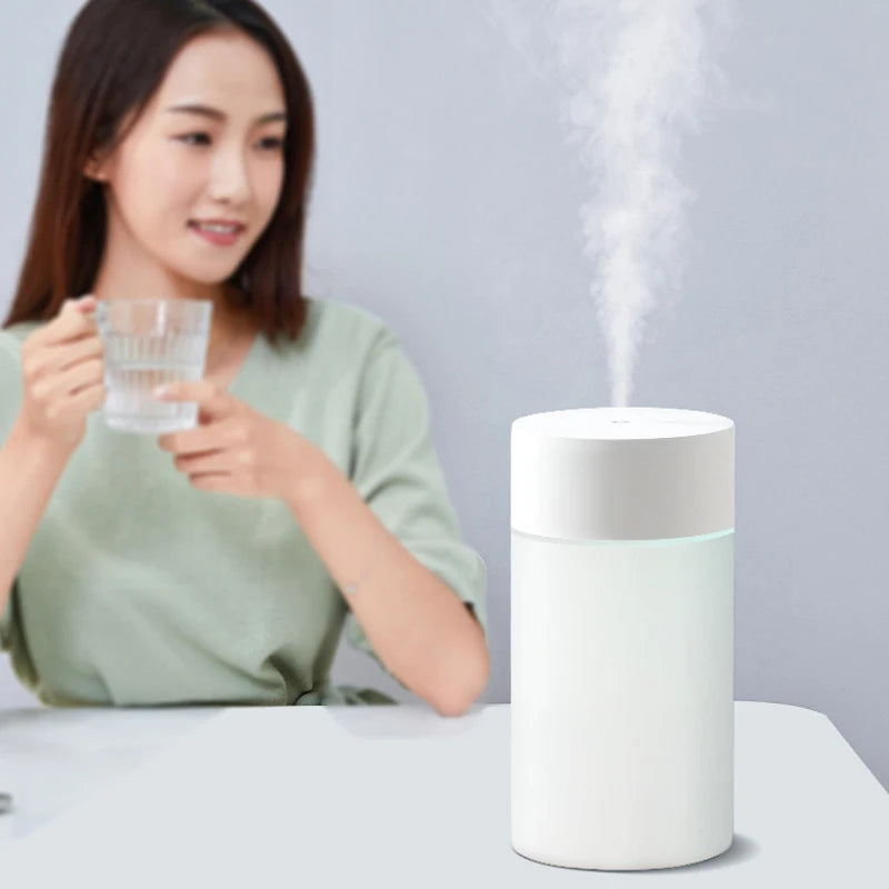 Mini Humidificador Ultrasónico 260ml con Luz LED