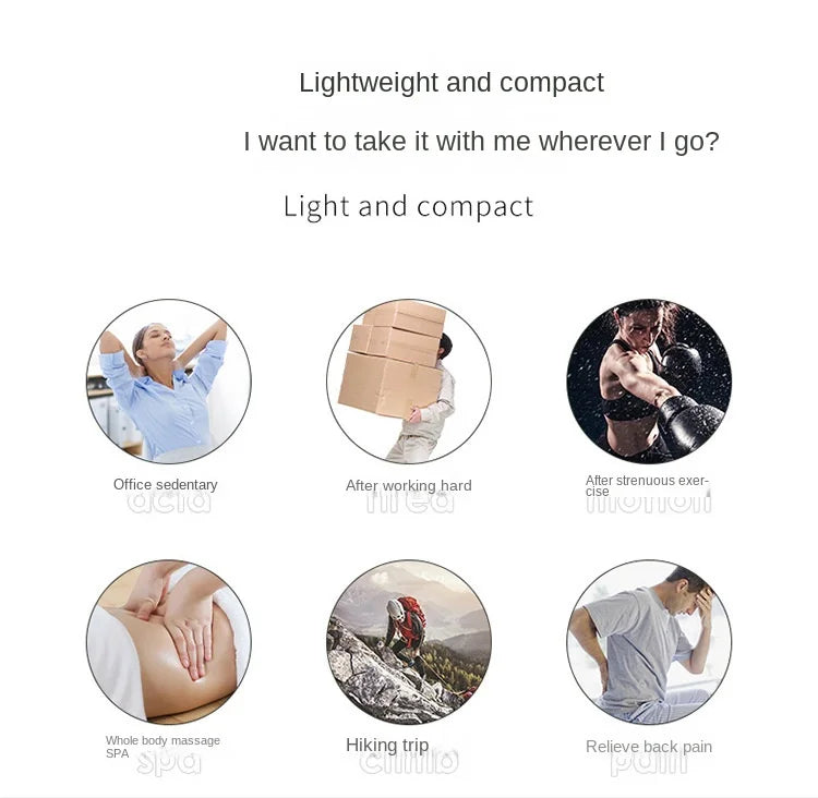 1 Massage Gun, Deep Muscle Handheld Massager for Body, Back and Neck Pain