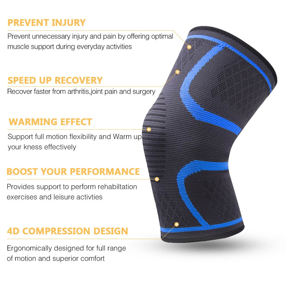 Rodillera de Compresión para Dolor de Rodilla, Meniscos y Artritis (Plegable)