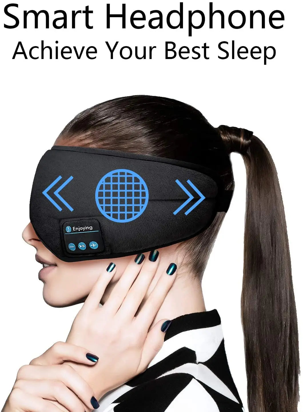 Antifaz 3D Bluetooth para Dormir