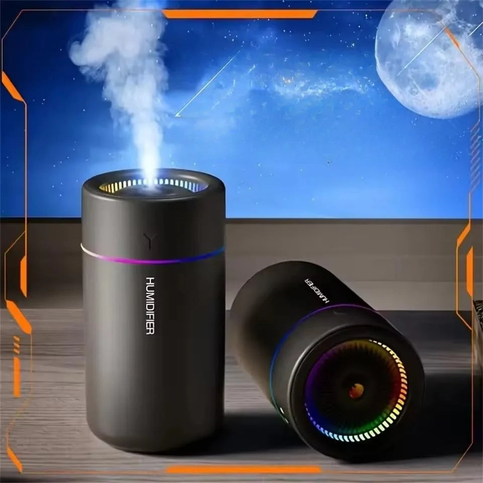 Humidificador Aromático 280ml con Luz de Ambiente