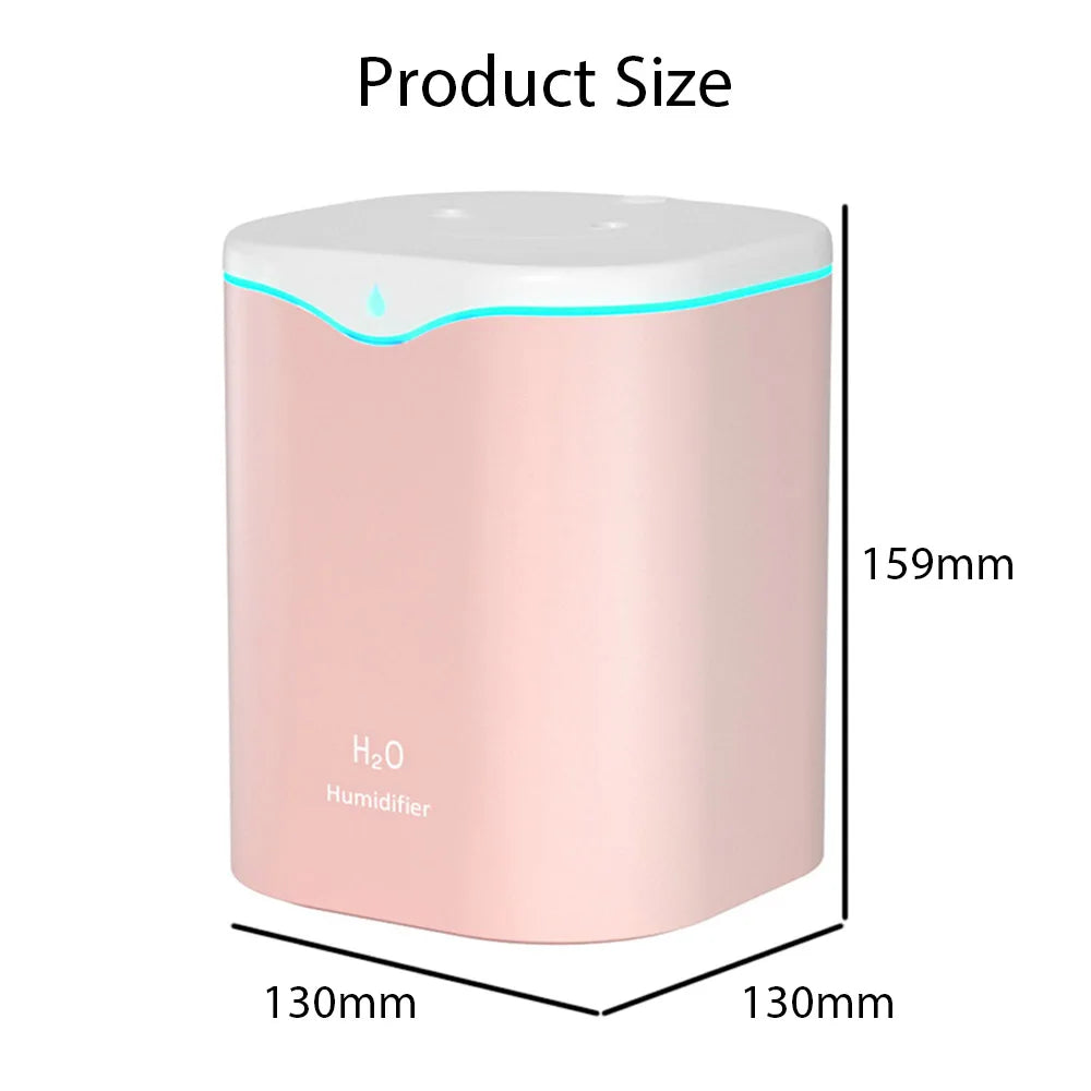 Humidificador de Doble Boquilla 2L de Gran Capacidad