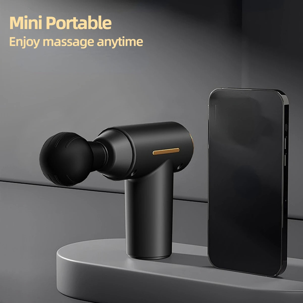 Mini Pistola de Masaje Portátil por Vibración, Alivio Muscular Profundo