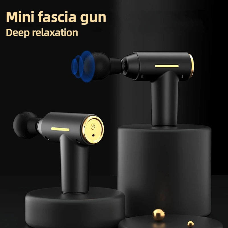 Mini Pistola de Masaje Portátil por Vibración, Alivio Muscular Profundo
