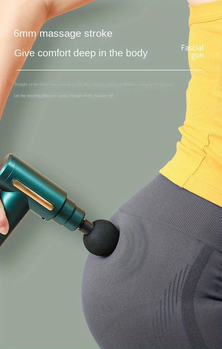 1 Massage Gun, Deep Muscle Handheld Massager for Body, Back and Neck Pain