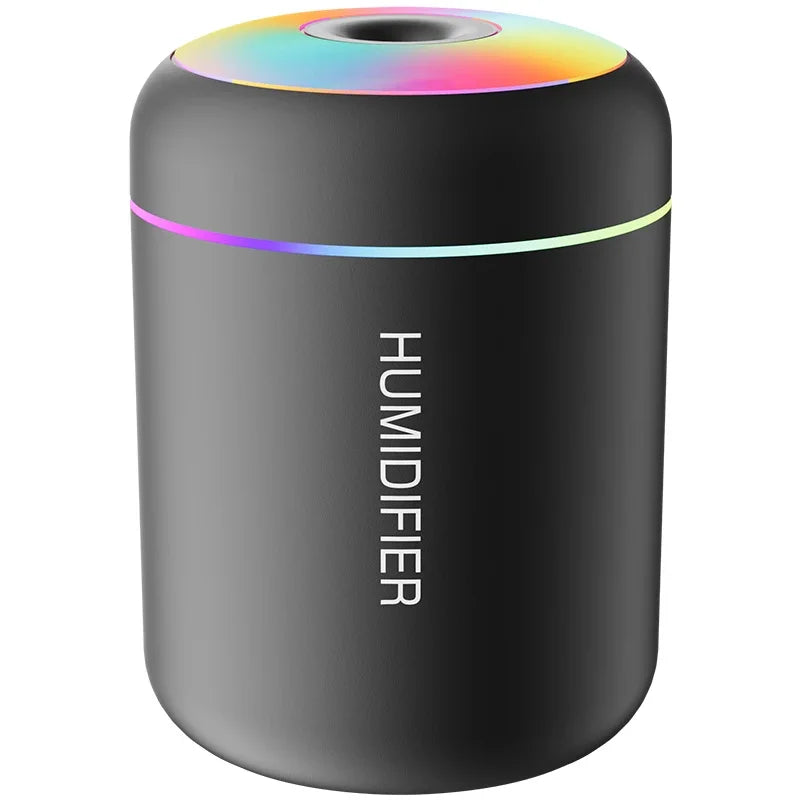 Mini Humidificador USB 180ml con Luz de Colores