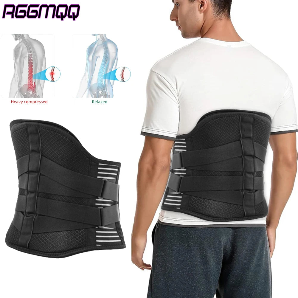 Faja Lumbar de Soporte para Dolor de Espalda Baja, Mejora la Postura