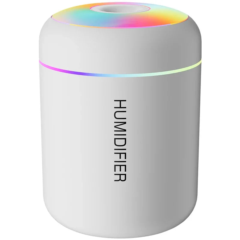 Mini Humidificador USB 180ml con Luz de Colores
