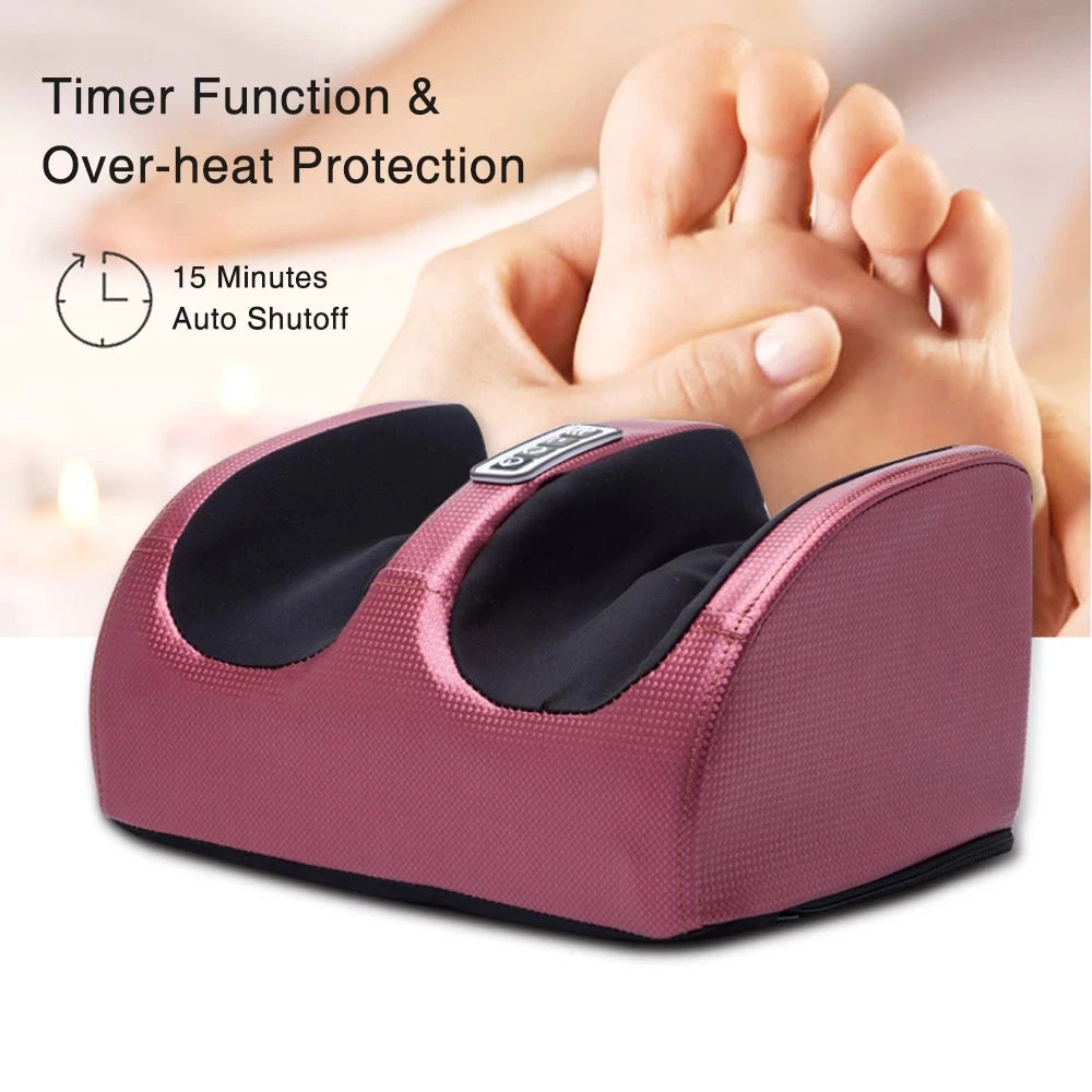 Masajeador de Pies Eléctrico Shiatsu con Calor, Alivio para Pantorrillas