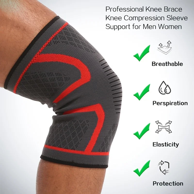 Rodillera de Compresión para Dolor de Rodilla, Meniscos y Artritis (Plegable)