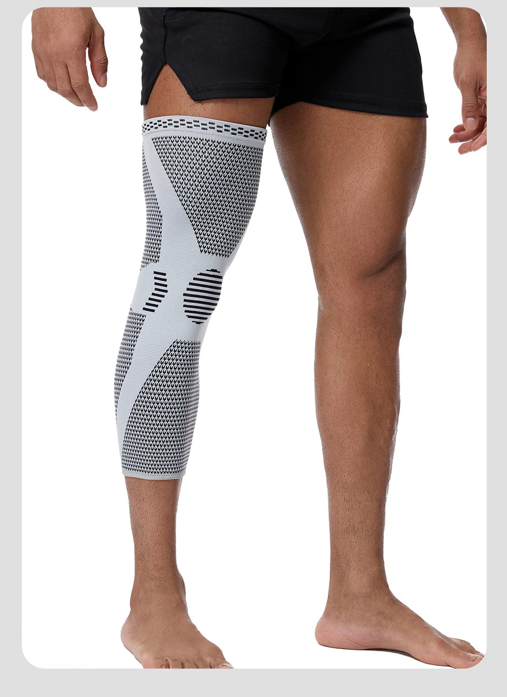 Rodillera de Compresión para Dolor de Rodilla, Meniscos y Artritis (Talla Gris)